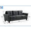 Ensemble de salon en velours 3 pièces-2093123975