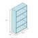 Allegonda Glass Standard Bookcase