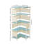 116cm H x 46.5cm W Metal Bookcase