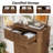 45" Fluted Design 5-drawers Dresser Organizer, Tall Chest Of Drawers-937482284