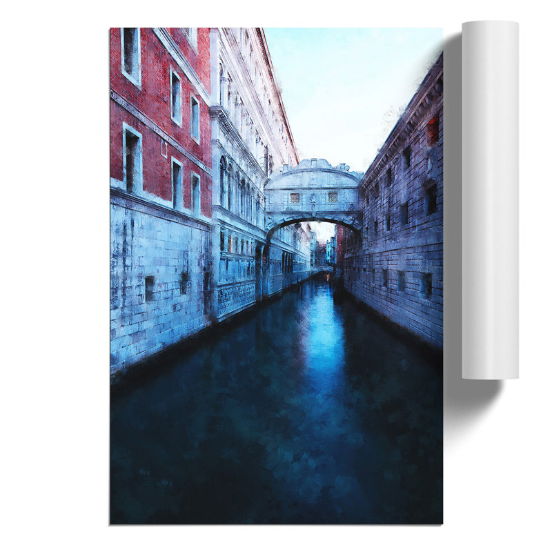 Bridge Of Sighs In Venice Italy - No Frame Print, 42cm H x 30cm W x 0.1cm D