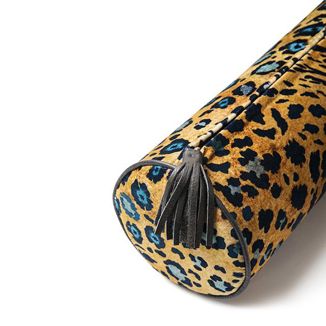 Ardmore Velvet Bolster Pillow, Midnight
