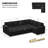 Seybert Pull-Out Sofa Bed Sectional With Storage Ottoman-101956739