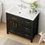 Meuble-lavabo moderne de 36 po avec comptoir d'évier, armoire en bois massif et bois aggloméré, facile à assembler