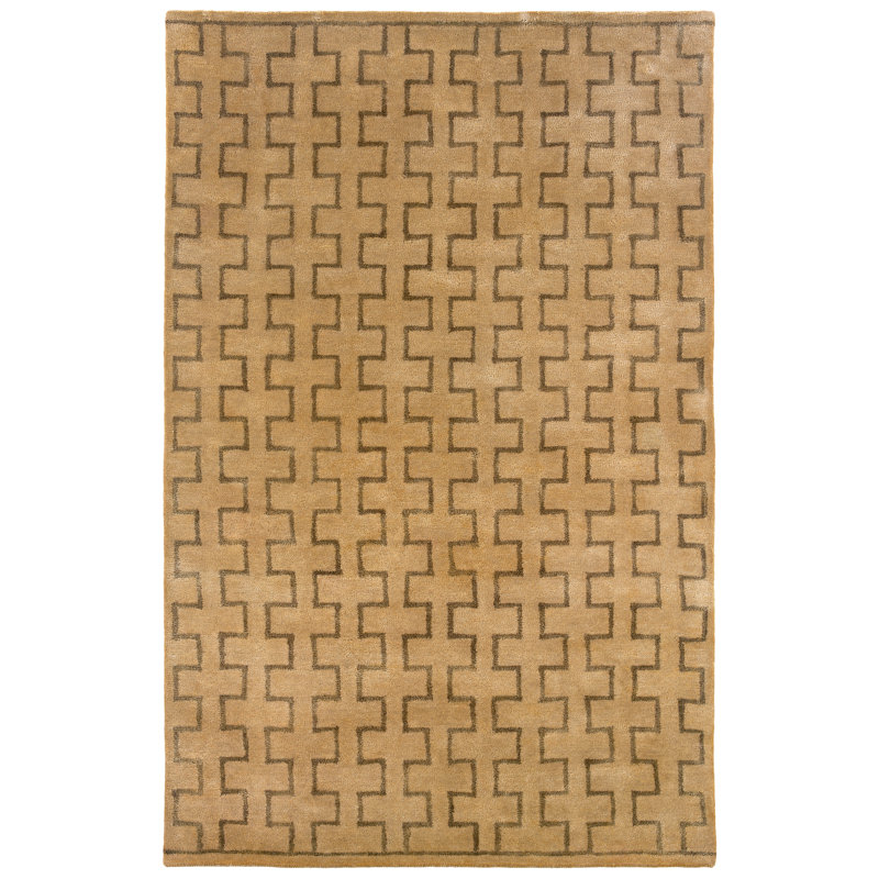 Tapis décoratif naturelle en laine Touffeté à la main Majestic, Rectangulaire 9 pi x 12 pi 9 po