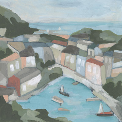 " Villa Harbor II " Painting Print