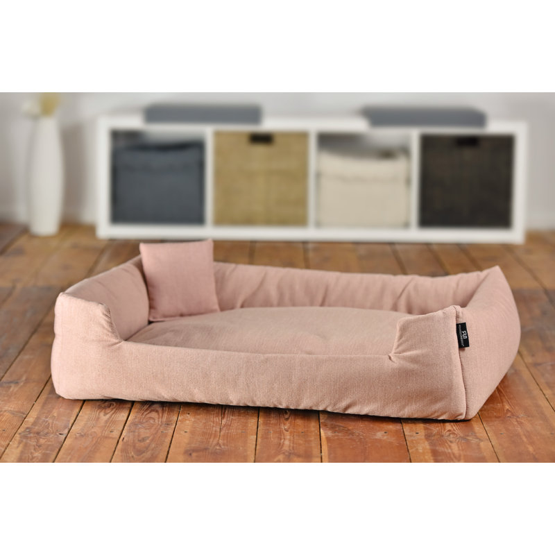 Polyester Pet Bed, Pink, Medium (70cm W x 49cm D x 15cm H)