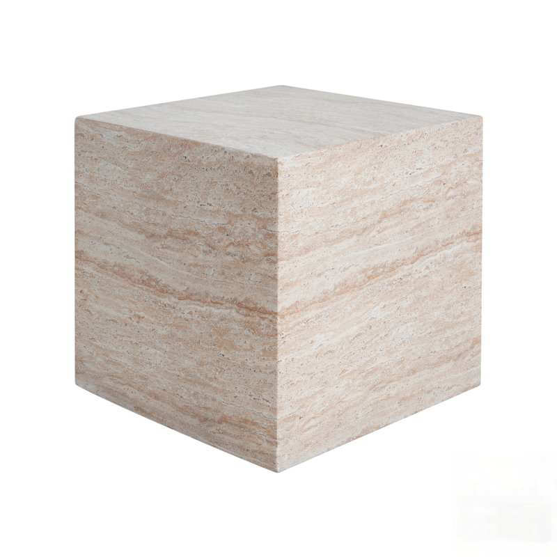 Table d'appoint carrée en béton d'extérieur / d'intérieur durable, parfaite pour un décor moderne et polyvalent.