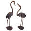 Grande Heron 2 Piece Garden Statue Set