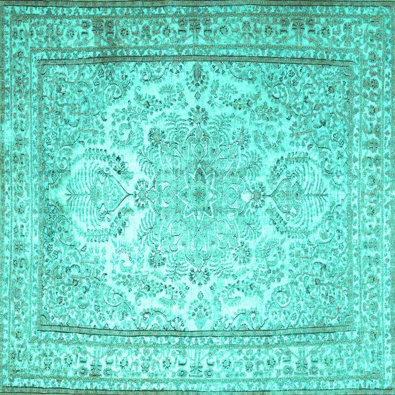 Mirzoyev Performance Oriental Indoor Rug, Square 6'