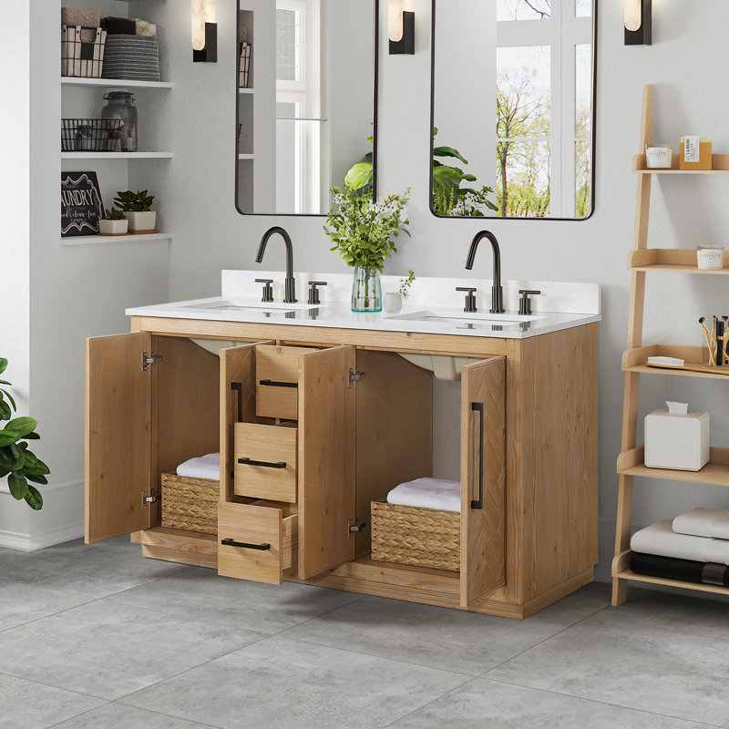 Eris 60 Double Bathroom Vanity with Top
