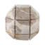 Grande sphère en marbre beige Hershman Pompano-107086700