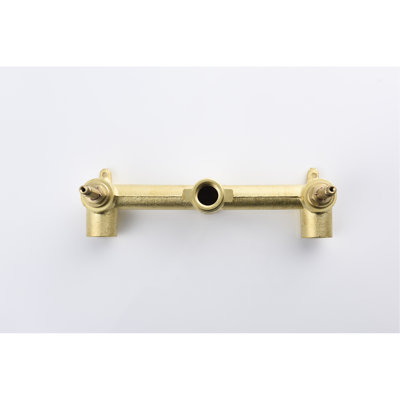Wall Mounted Faucet Bathroom Sink - Gold Finish, Pop-Up Drainage System, Easy Water Control For Temperature Control, Drain Mechanism, Stainless Steel Finish