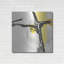 Art mural en métal Wrought Studio ™ «Creamy Yellow II» par Chris Paschke-1970993301