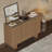 Fluted 6 Drawer Dresser for Bedroom, 47” Wide Modern Chest with Faux Marble Top, Storage Cabinet for Living Room, Hallway, Closet-2040265303