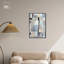 «Abstract Land», toile abstraite géométrique par Art Remedy-105586412-105586424