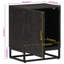 Glenside 40cm W Iron Bedside Table