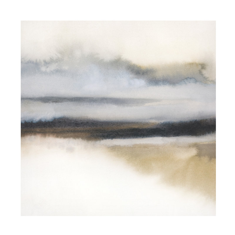 «Modern and Contemporary Misty Greyland II», reproduction sur toile, H 14 po x l 14 po x P 2 po
