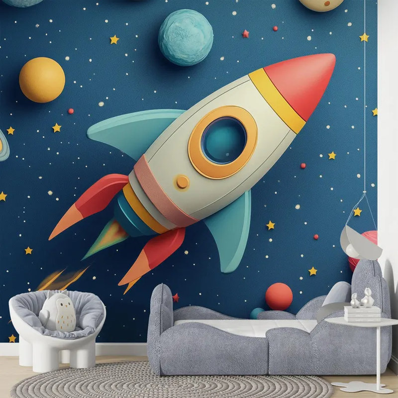 Peel and Stick Wall Mural, 108" L x 96" W