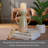 Elements 10" H Ceramic Tabletop Candlestick