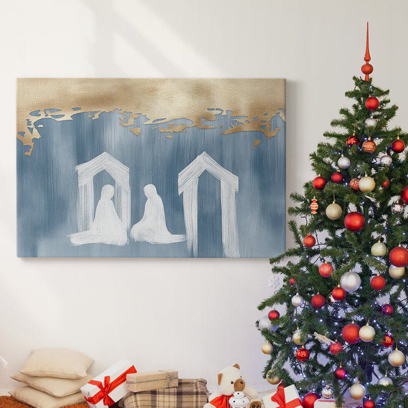 Christmas Holiday Arts - Toile tendue avec châssis, H 18 po x l 27 po