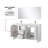 Lafarre 60" W x 20" D Double Vanity Mirror & Faucet-104783421-113113368