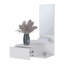 Coiffeuse flottante avec miroir inclus