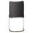 Chromium 18.1'' H Faux Leather Upholstered Metal Side Chair-824833081