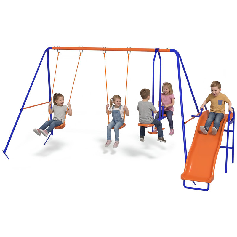Ebern Designs Metal Swing Seat