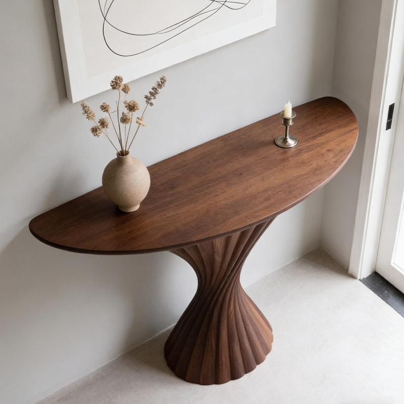 Console de style chinois simple et élégante, H 35,4 po x l 39,4 po x P 15,7 po