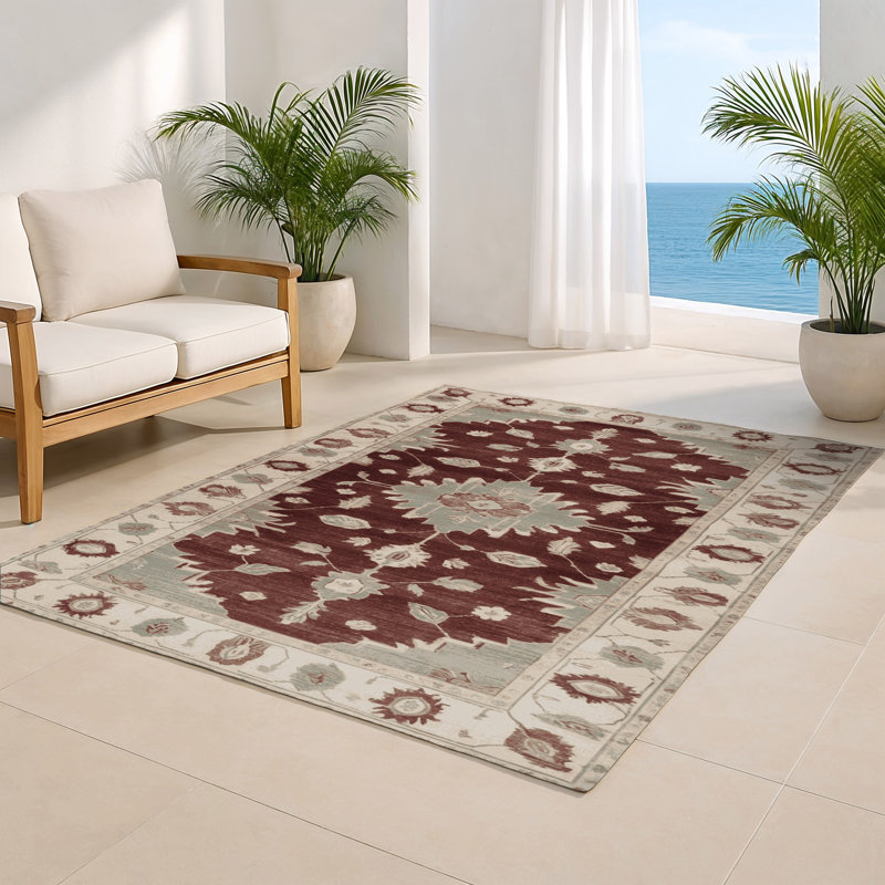 Tapis d'intérieur et d'extérieur surteint beige, Rectangulaire 3 pi x 5 pi