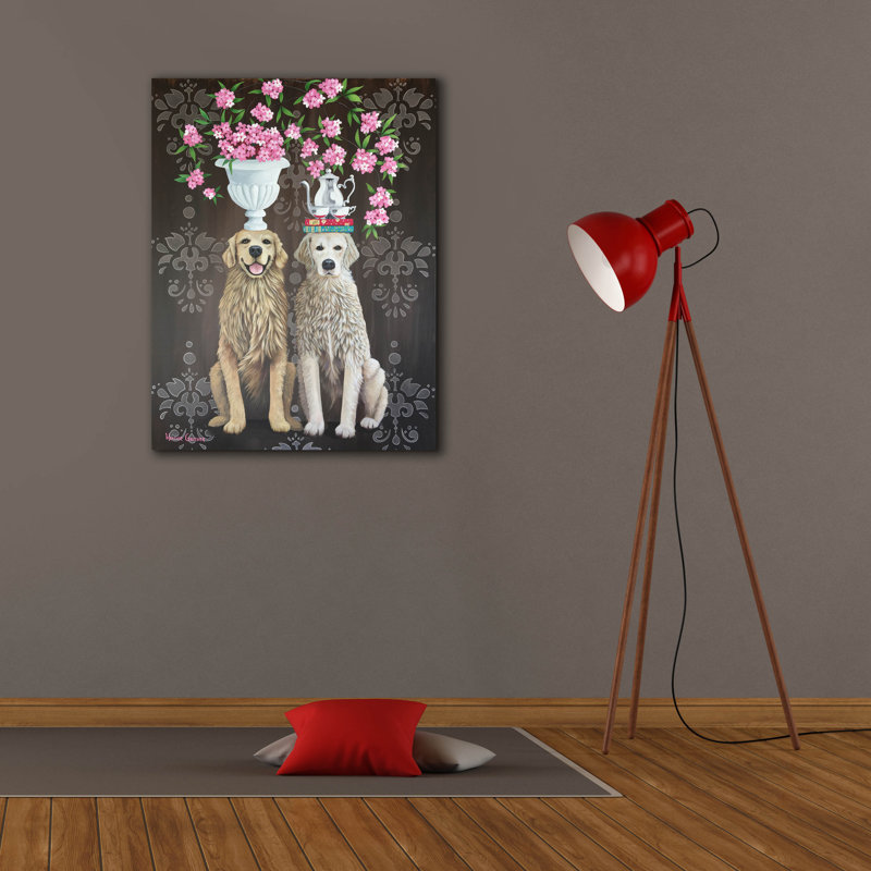  «The Golden Couple» par Heather Gauthier, art mural sur toile, 26 po x 34 po