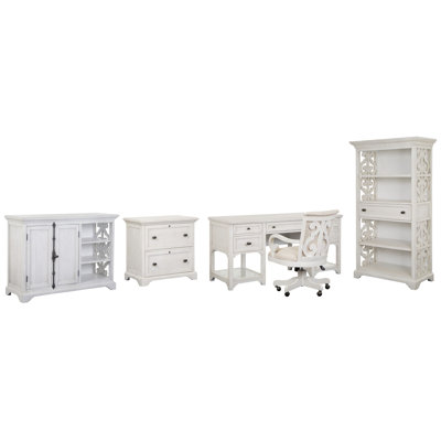 Bureau avec chaise et classeur pour imprimante