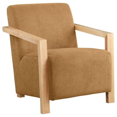 Chaise avec accoudoirs rembourrée Brynnly