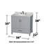 Sheffield 36" Single Bathroom Vanity Set with Mirror-97623935