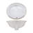 Wells Sinkware Rhythm Series 15.75'' Ceramic Oval Bathroom Sink with Overflow-27420311