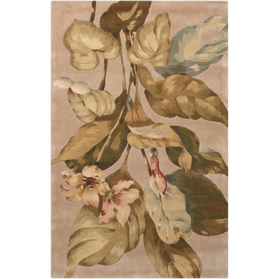 Wool Floral Indoor Rug