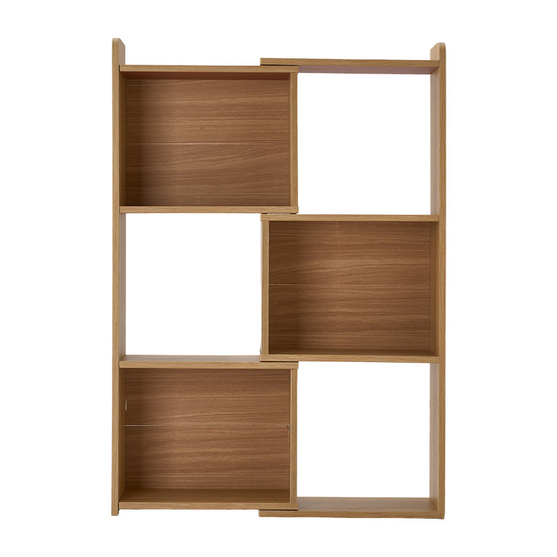 80cm H Bookcase, Natural Wood