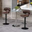 Misk 2-Piece 360-Swivel Adjustable Height Stool With Back & Footrest Kitchen Living Room Furniture-500314063
