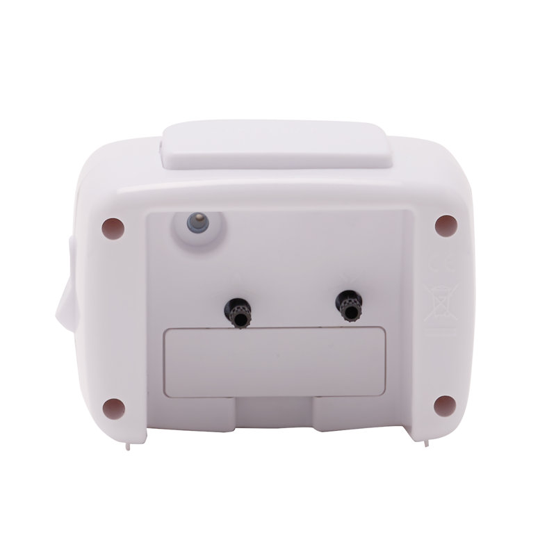 Analogue Alarm Tabletop Clock, White