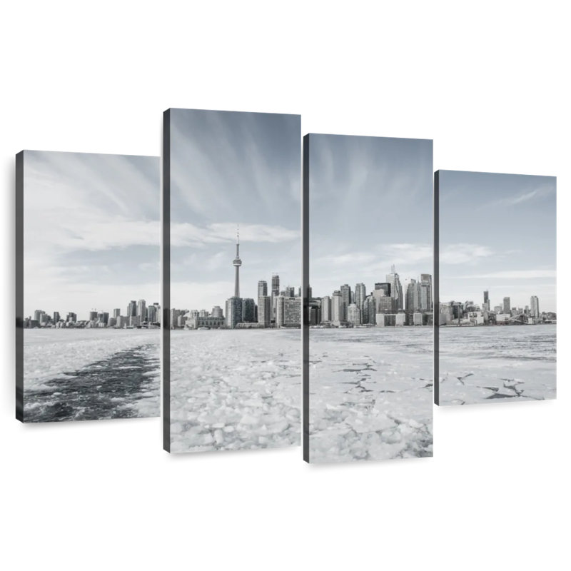 Sireci Toronto Winter Skyline, 22" H x 36" W