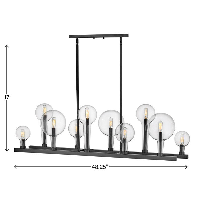 Alchemy Ten Light Linear, Black