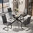 47in Modern Round Glass Pedestal Dining Set-1467483749-1467483748-1467483747