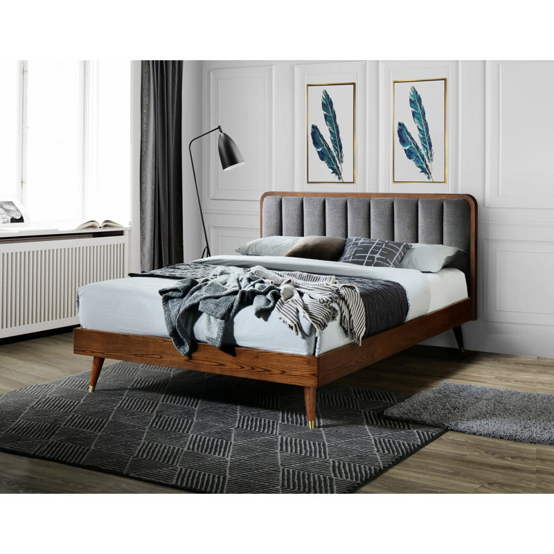 Platform Bed Frame, Wooden Frame Bed For Bedroom
