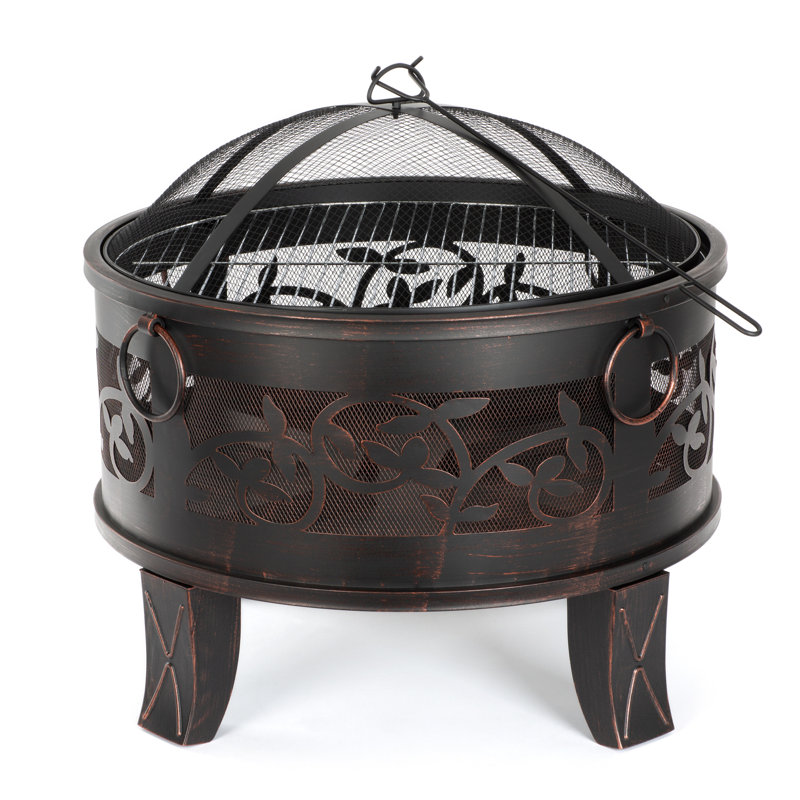 Fonda Round Cast Iron Smokeless Fire Pit