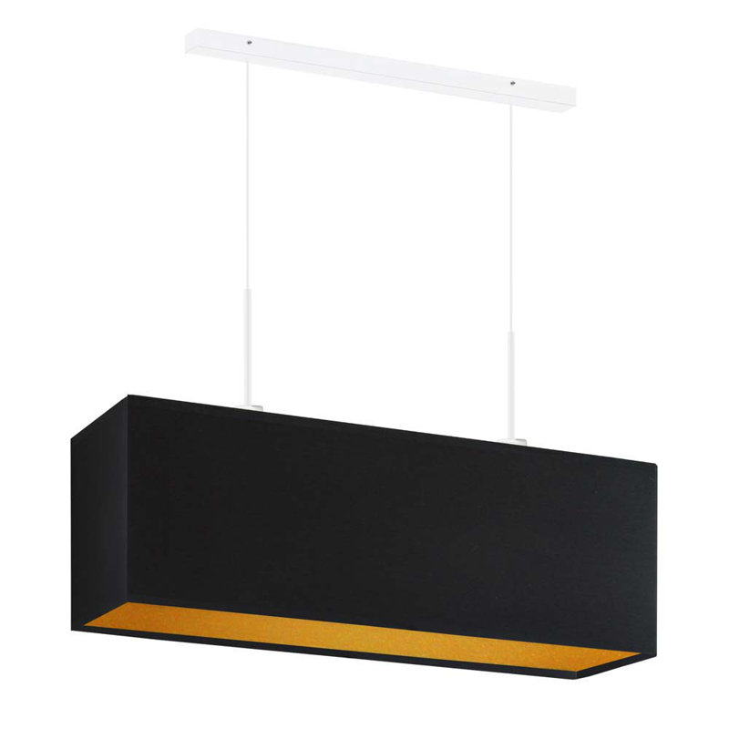 Gener 2 - Light Kitchen Island Pendant, White, Black
