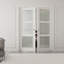 Porte intérieure double en verre massif givré 3-Lite-97842602-108941013