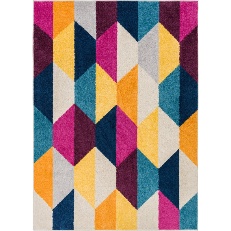 Mystic Geometric Area Rug, Rectangle 160cm x 220cm