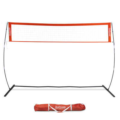 Gosports 12 Ft Freestanding Volleyball Training Net For Indoor Our Outdoor Use - Instant Setup And Height Adjustable