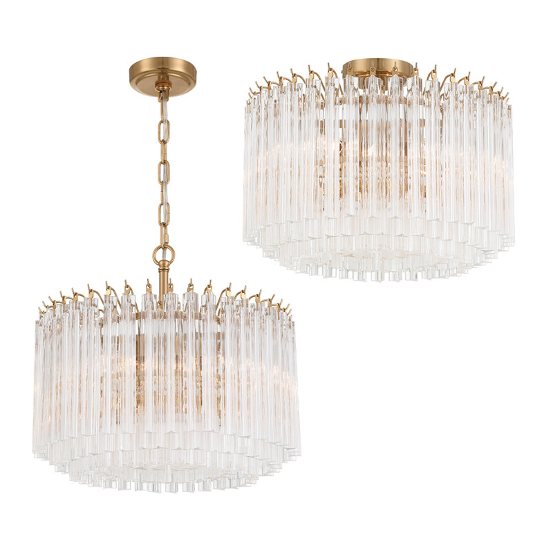 Molly 5 Light Chandelier - Mid-Century Elegance